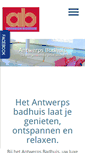 Mobile Screenshot of antwerpsbadhuis.be